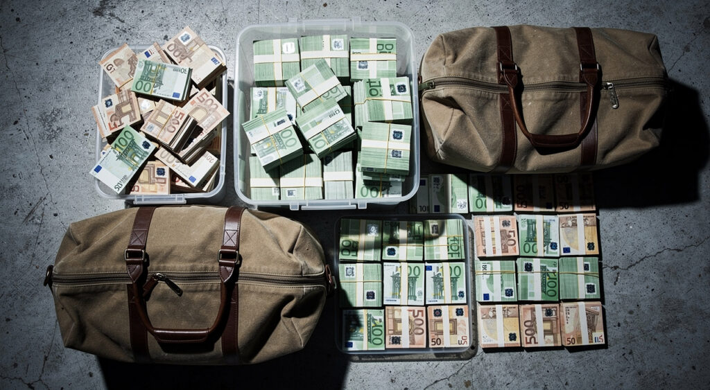 Nîmes : un million d&rsquo;euros en espèces saisi dans un bar-tabac du centre-ville
