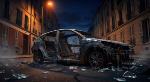 Nuit tendue à Caen après la victoire du PSG : rixes, voiture incendiée et pompiers visés