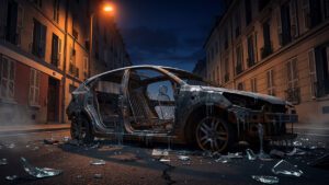 Nuit tendue à Caen après la victoire du PSG : rixes, voiture incendiée et pompiers visés