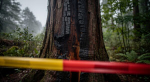 Orage à Déols : un arbre foudroyé à l&rsquo;Écoparc municipal, zone sécurisée