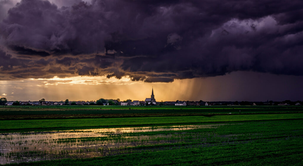 Orages dans le Maine-et-Loire : une quarantaine d&rsquo;interventions des pompiers