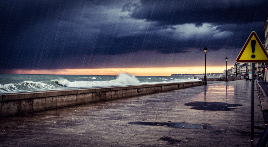 Orages dans le Pas-de-Calais : grêle et rafales perturbent le pont du 1er mai