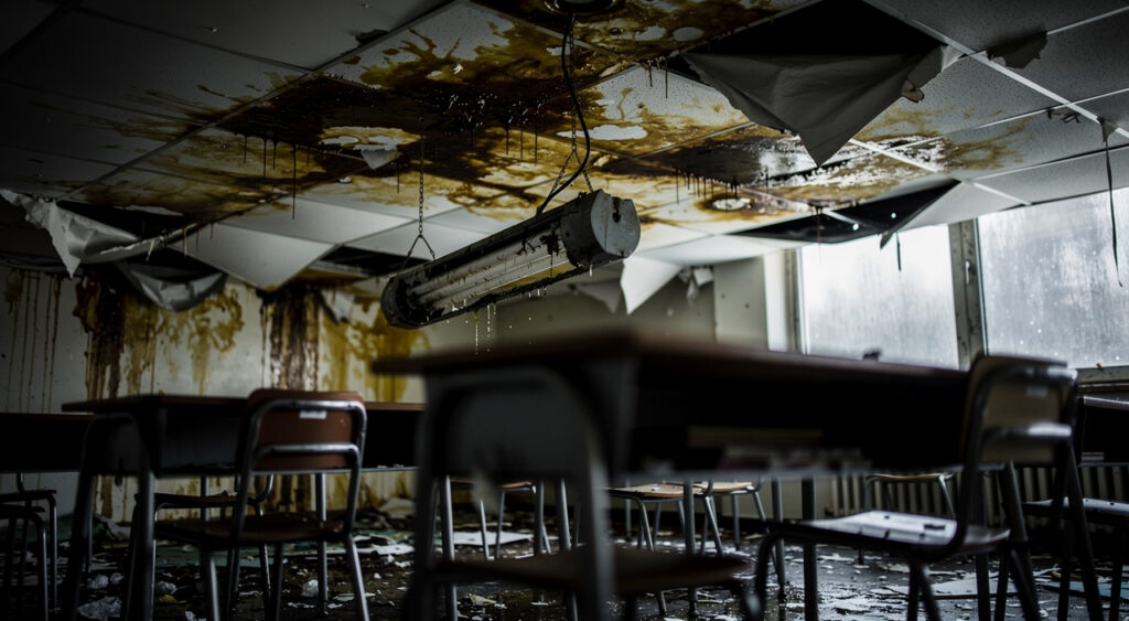 Orages en Haute-Garonne : école maternelle évacuée à Rieux-Volvestre, plafond effondré