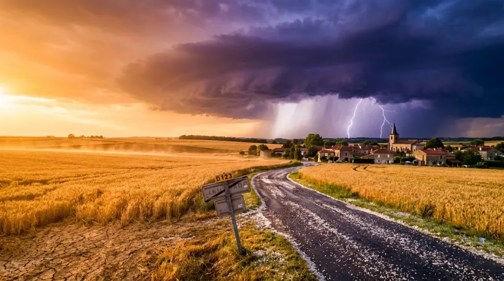 Orages violents ce samedi : 43 départements sous vigilance, la canicule bascule