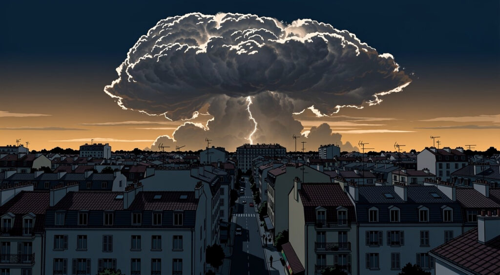 Orages violents en Val-de-Marne : vigilance jaune Météo-France, prudence sur les routes