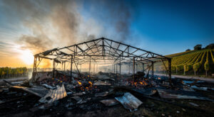 Orschwiller : un hangar viticole de 500 m² détruit, 58 pompiers mobilisés