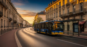 Pau : la sous-préfète Anne-Sophie Marcon sensibilise les conducteurs Idelis à la sécurité routière
