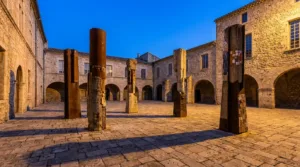 Perpignan : cinq colonnes monumentales signées par 150 apprentis pour le festival Ida y Vuelta