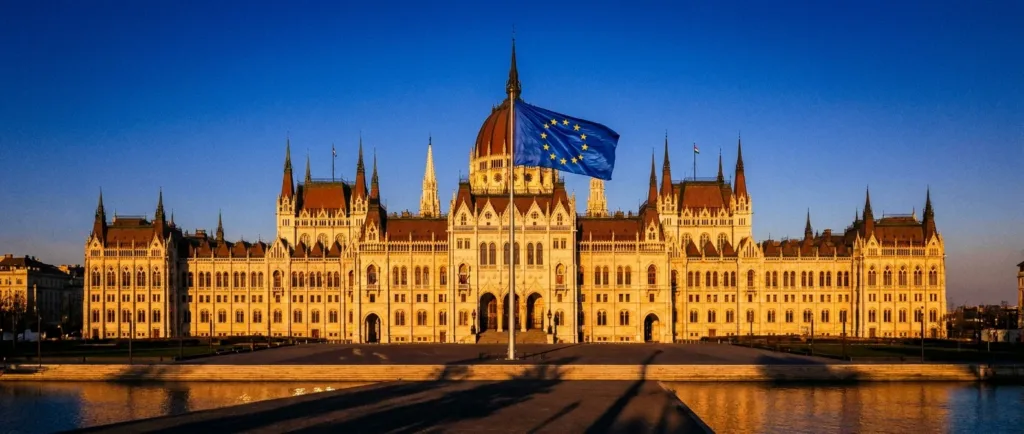 Péter Magyar investi à Budapest, le drapeau européen remonte sur le Parlement