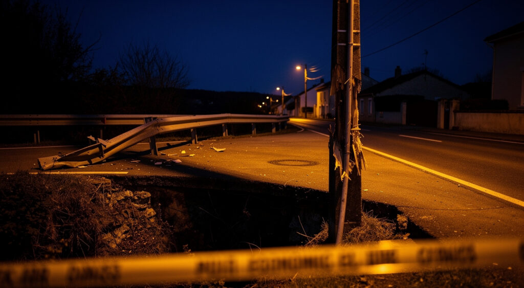 Quatre jeunes blessés à Trélissac après avoir percuté un poteau électrique