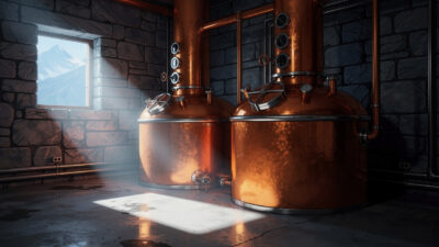Queyras : le Préfet visite la distillerie de Saint-Véran, 2 M€ investis et un whisky en projet
