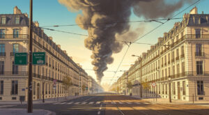 Rennes : un camion-poubelle prend feu en centre-ville, maîtrisé sans blessé