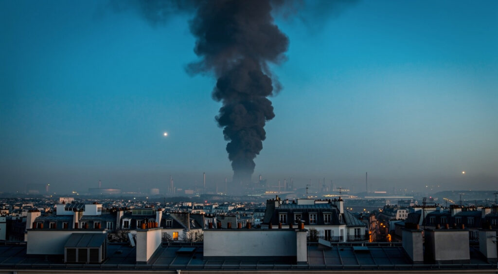 Roissy : l&rsquo;usine Gourmet Parisien détruite par un incendie, 99 pompiers mobilisés