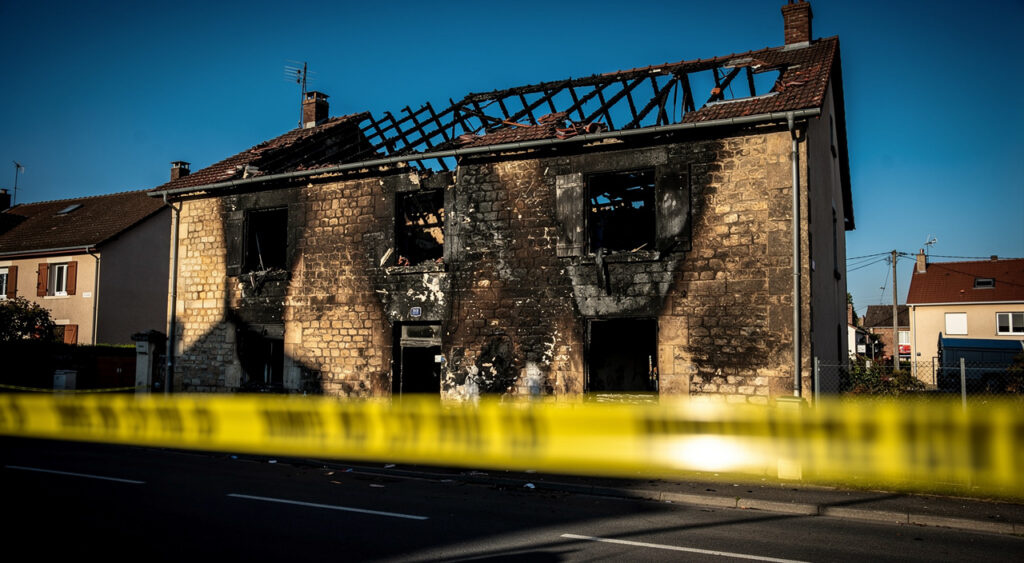Rombas : un couple de nonagénaires relogé après l&rsquo;incendie de sa maison rue Rouge-Fontaine