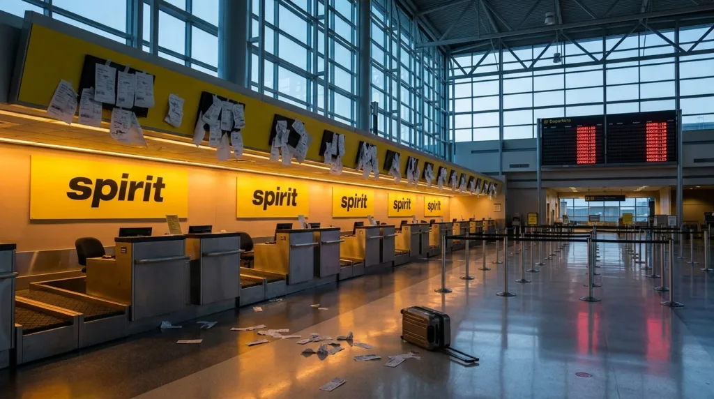 Spirit Airlines s&rsquo;effondre : 17 000 emplois broyés, vague de cyberfraudes en sillage