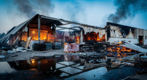Tournus : la réserve du Carrefour Market ravagée, le magasin sauvé par les pompiers