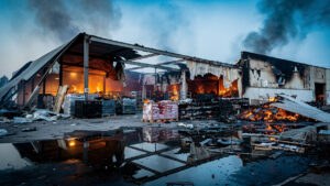 Tournus : la réserve du Carrefour Market ravagée, le magasin sauvé par les pompiers