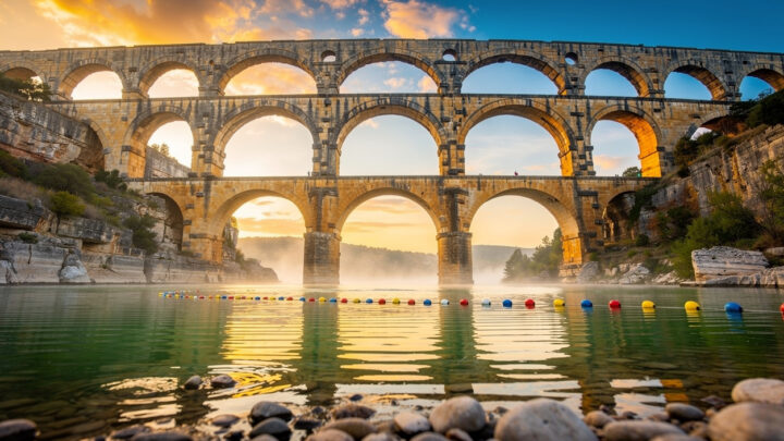Triathlon Monumental Nîmes-Pont du Gard : 1 300 athlètes dans le Gardon ce dimanche