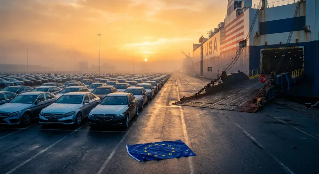 Trump frappe l'auto européenne à 25%, l'Iran en toile de fond