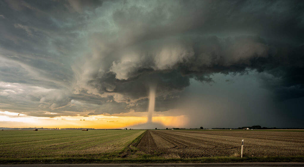 Tubas dans l&rsquo;Oise : plusieurs amorces de tornades filmées ce jeudi soir