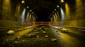 Tunnel André-Malraux à Nice : chute de blocs, circulation coupée, réouverture prévue mercredi