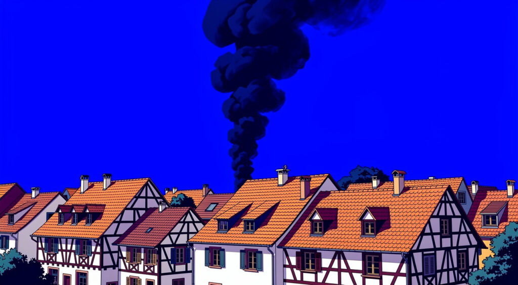 Ungersheim : un hangar de 100 m² ravagé par les flammes, aucun blessé