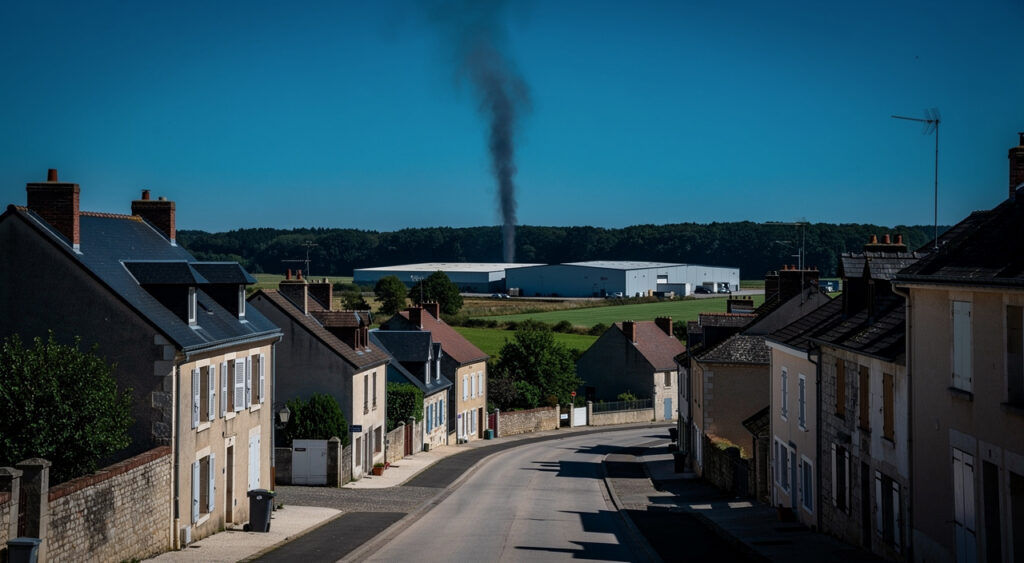 Ury : les pompiers du SDIS 77 interviennent sur un feu industriel