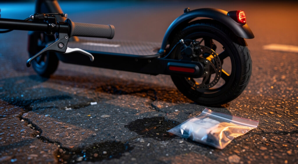 Valence : 24 ans, une trottinette et un kilo de cannabis jeté lors d&rsquo;une fuite