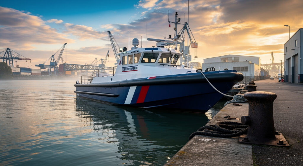 Valence : le nouveau bateau de la brigade fluviale de gendarmerie inauguré à l&rsquo;Épervière