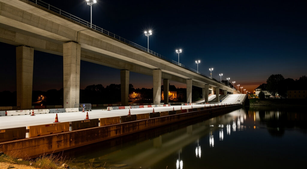 Viaduc de Calix : fermetures nocturnes sur l&rsquo;A13 à Caen les 11 et 12 mai