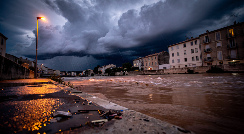 Vigilance jaune en Hérault : jusqu&rsquo;à 100 mm de pluie et crue du Lez à Montpellier