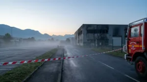 Voglans : explosion après incendie chez Friax, 11 pompiers blessés dont un en urgence absolue