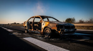 Yvelines : une voiture prend feu sur l&rsquo;A12 à Bailly, le conducteur s&rsquo;en sort indemne