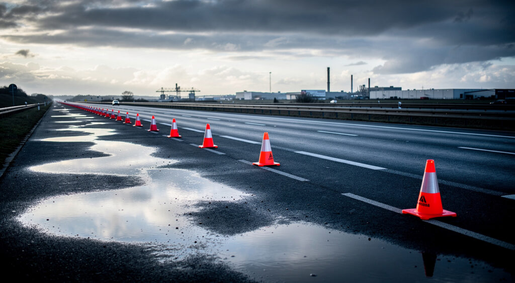 A1 à Lesquin : circulation perturbée après un accident vendredi après-midi