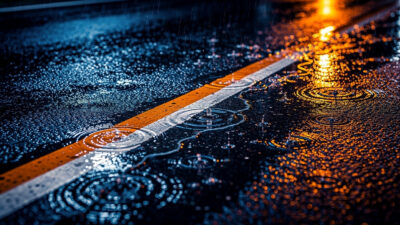 A7 coupée vers Marseille après un accident par aquaplaning à Vienne