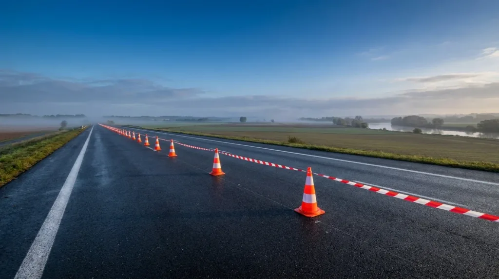 Accident sur l'A11 près d'Angers : autoroute coupée et bouchon de 5 km ce jeudi matin