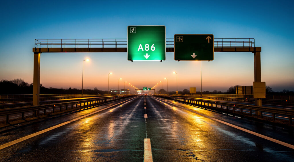 Accident sur l'A86 intérieur à Fresnes : alerte Sytadin levée en 8 minutes