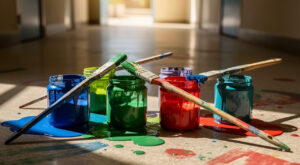 Ajaccio : fresques participatives en cours dans deux écoles avec une centaine d&rsquo;élèves