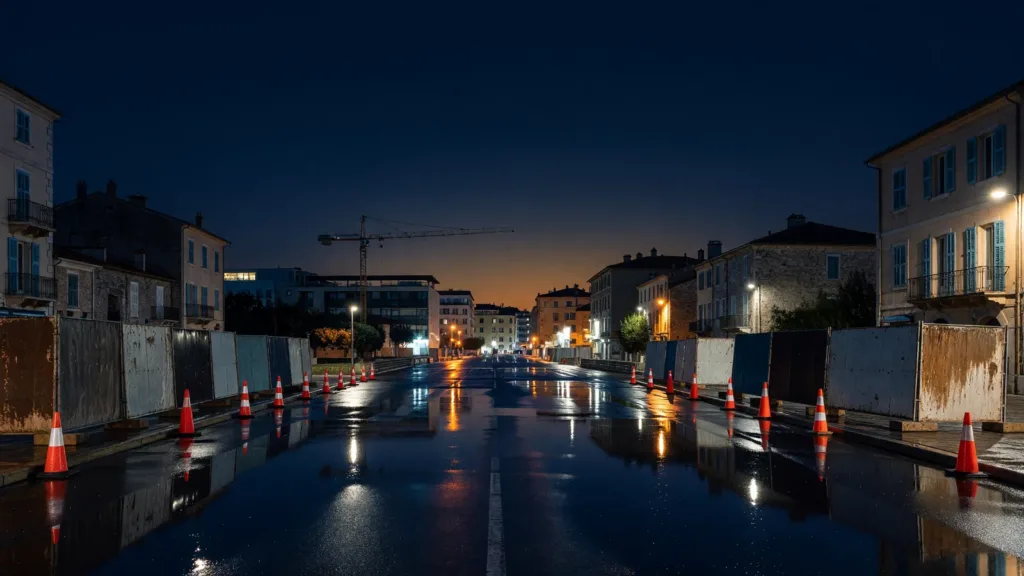 Ajaccio : opérations nocturnes ce mercredi sur le chantier de la place du Diamant (23h-6h)