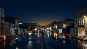 Ajaccio : opérations nocturnes ce mercredi sur le chantier de la place du Diamant (23h-6h)