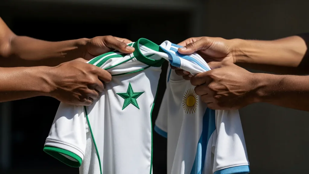 Algérie-Argentine : Ibrahim Maza échange son maillot avec Messi après le match
