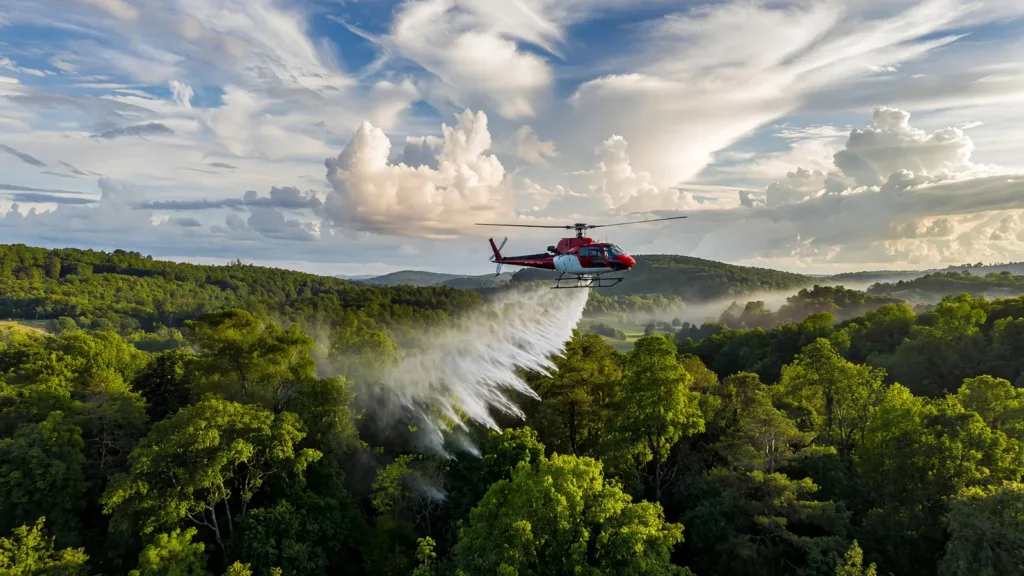 Allier : la location de l'hélicoptère bombardier d'eau prolongée jusqu'au 15 juillet