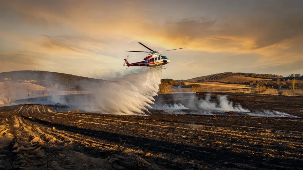 Allier : la location de l'hélicoptère bombardier d'eau prolongée jusqu'au 15 juillet