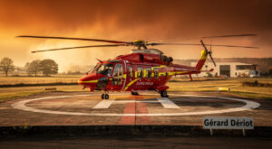 Allier : premier hélicoptère bombardier d&rsquo;eau prépositionné à Saint-Pourçain-sur-Sioule