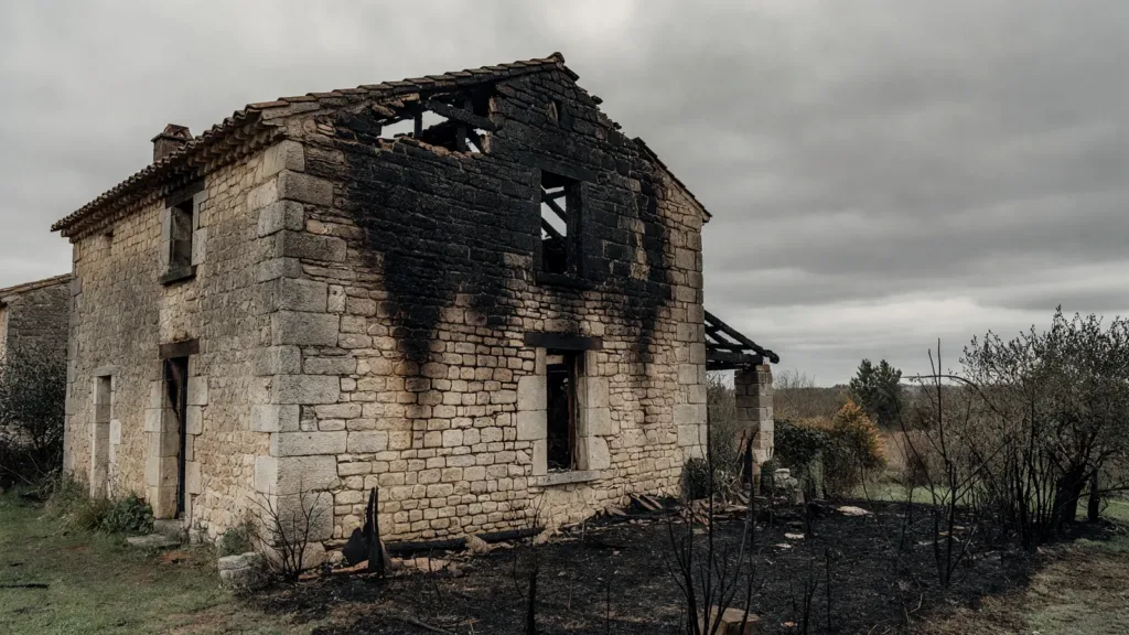 Allier : une maison en partie détruite par un incendie à Diou