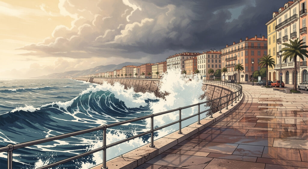 Alpes-Maritimes : forte houle ce 10 juin, baignade déconseillée de Menton à Nice