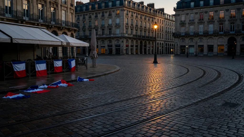 Ambiance festive à Saint-Étienne : les Stéphanois en bleu-blanc-rouge pour la victoire des Bleus
