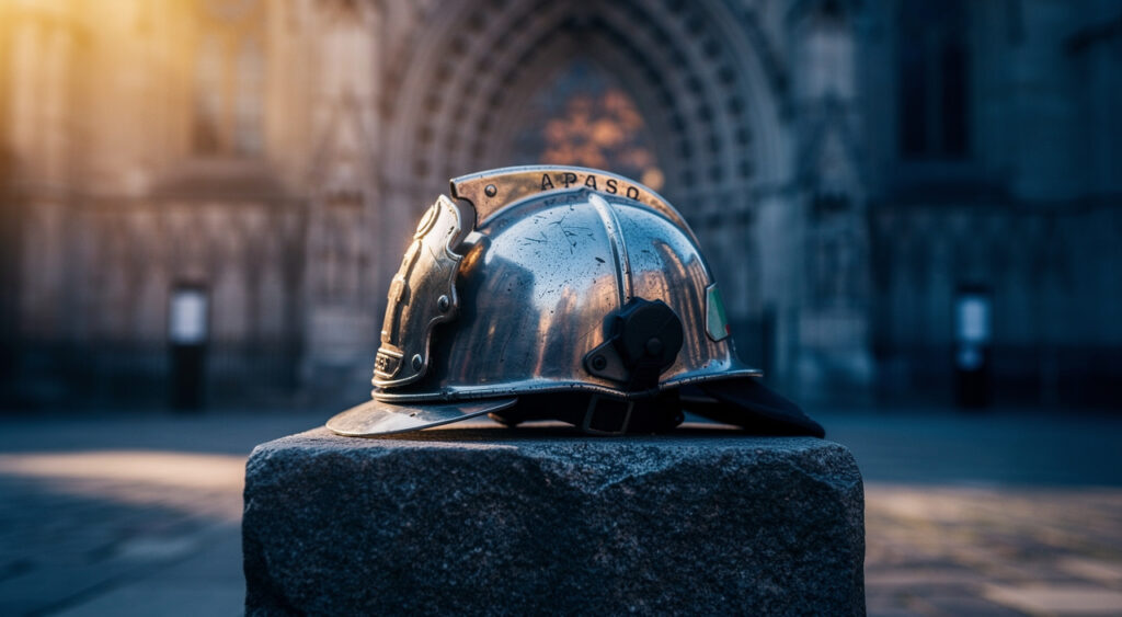 Amiens : le préfet préside la cérémonie d'hommage aux sapeurs-pompiers devant la cathédrale