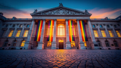 Amiens : l'hôtel de ville hisse pour la première fois des drapeaux LGBTQIA+