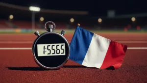 Anaïs Bourgoin bat le record de France du 800 m (1'55''65) à Paris